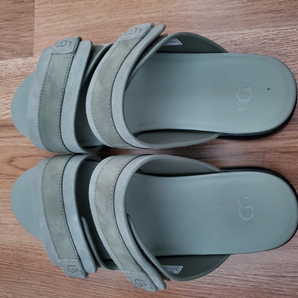 UGG Black Sole Sandals - Picture 2 of 7